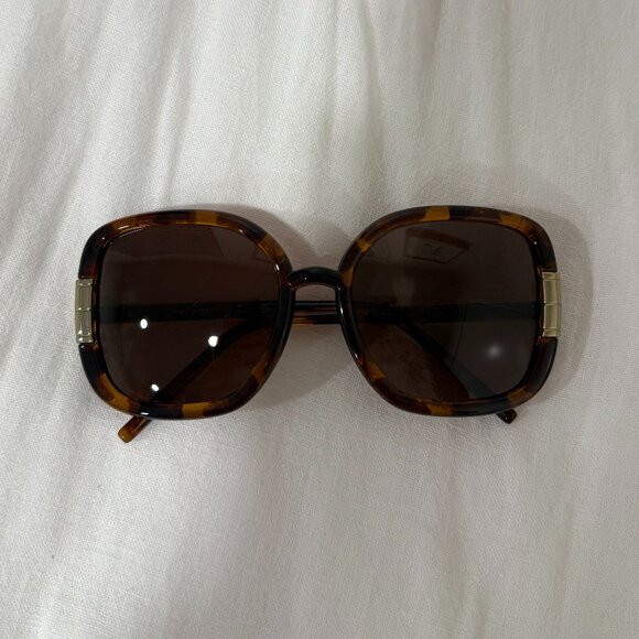 Tory Burch TY9063U Women's Sunglasses Dark Tortoise/Solid Brown 56 - Picture 1 of 5